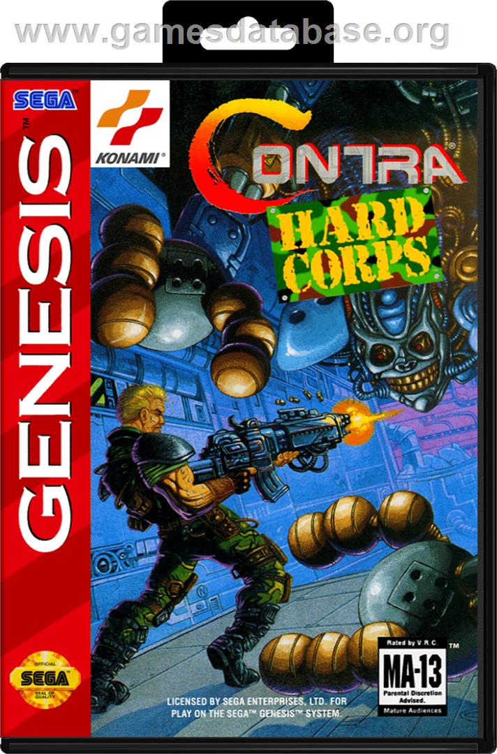 Contra Hard Corps - Sega Genesis - Artwork - Box