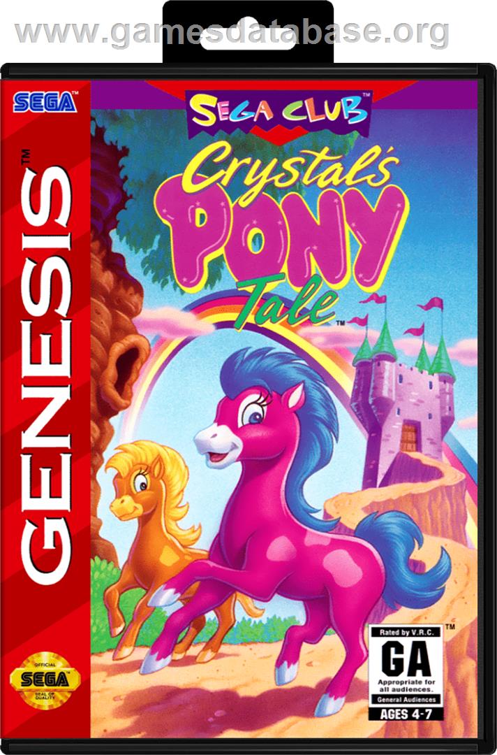 Crystal's Pony Tale - Sega Genesis - Artwork - Box