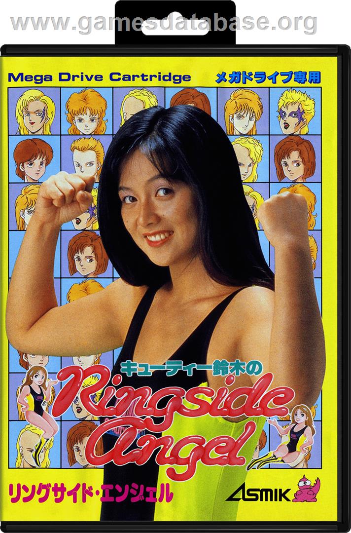 Cutie Suzuki no Ringside Angel - Sega Genesis - Artwork - Box