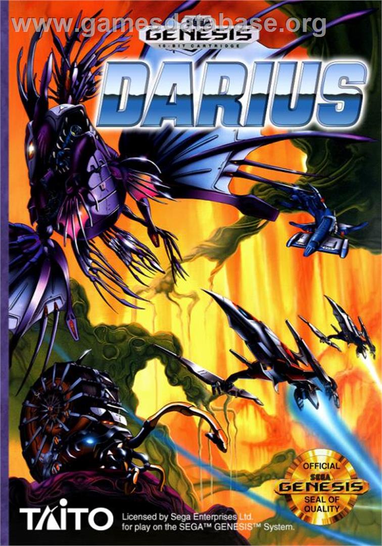 Darius - Sega Genesis - Artwork - Box