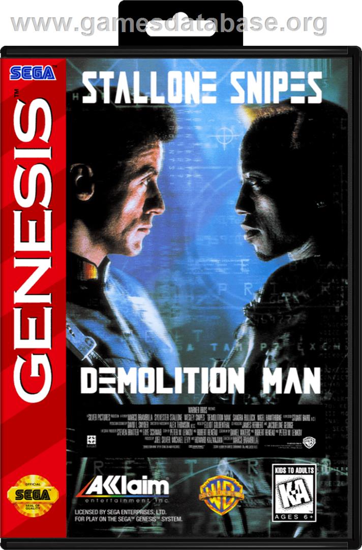 Demolition Man - Sega Genesis - Artwork - Box