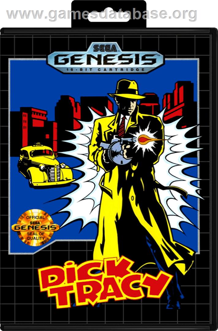 Dick Tracy - Sega Genesis - Artwork - Box
