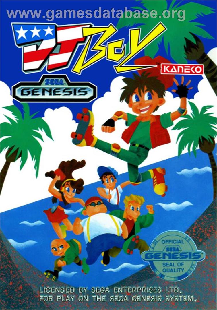 Dj Boy - Sega Genesis - Artwork - Box