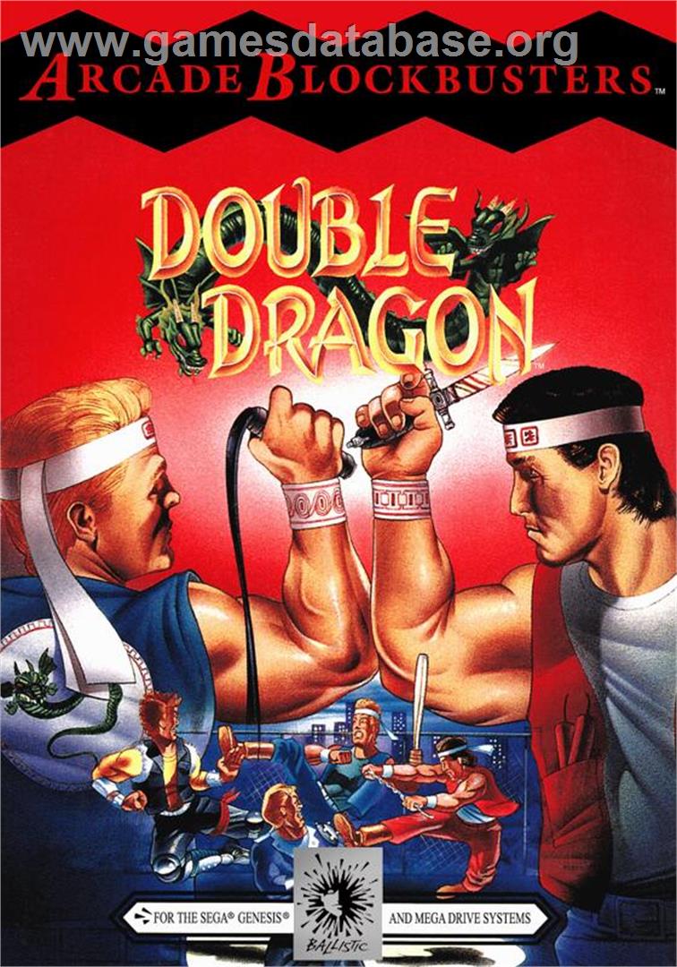 Double Dragon - Sega Genesis - Artwork - Box