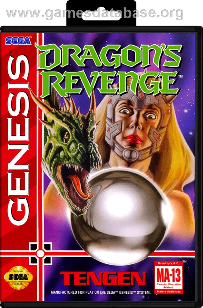 Dragon's Revenge - Sega Genesis - Artwork - Box