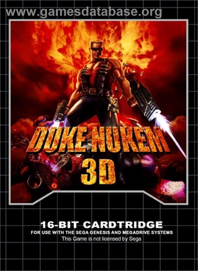 Duke Nukem 3D - Sega Genesis - Artwork - Box