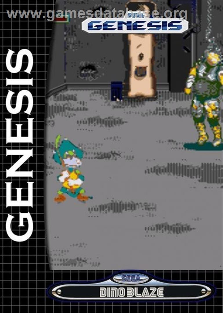 Dyno Blaze - Sega Genesis - Artwork - Box
