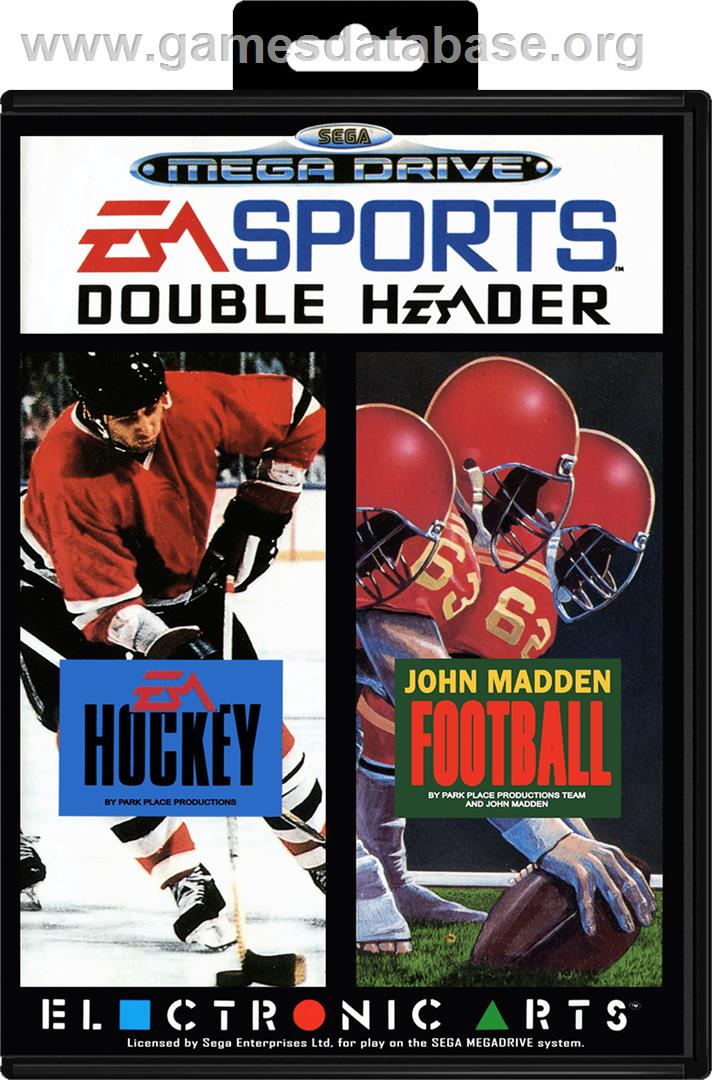 EA Sports Double Header - Sega Genesis - Artwork - Box