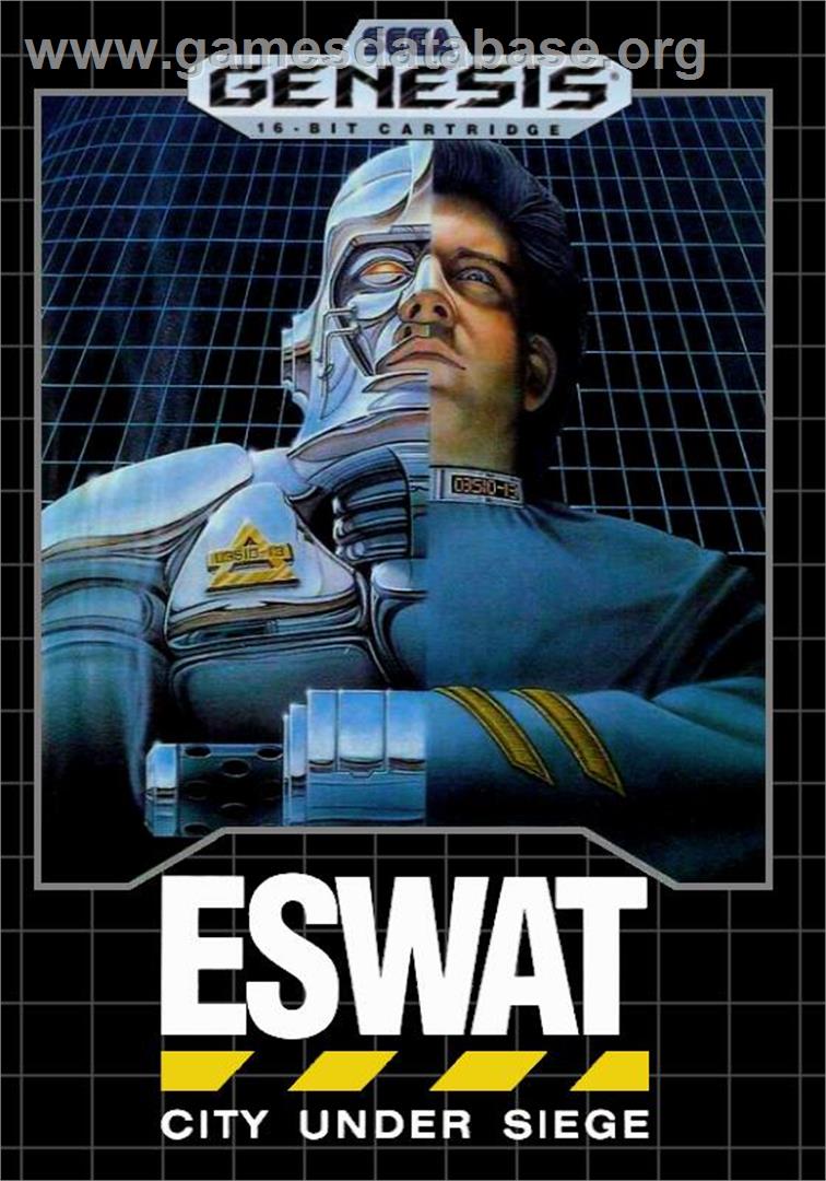 Eswat - City Under Siege - Sega Genesis - Artwork - Box