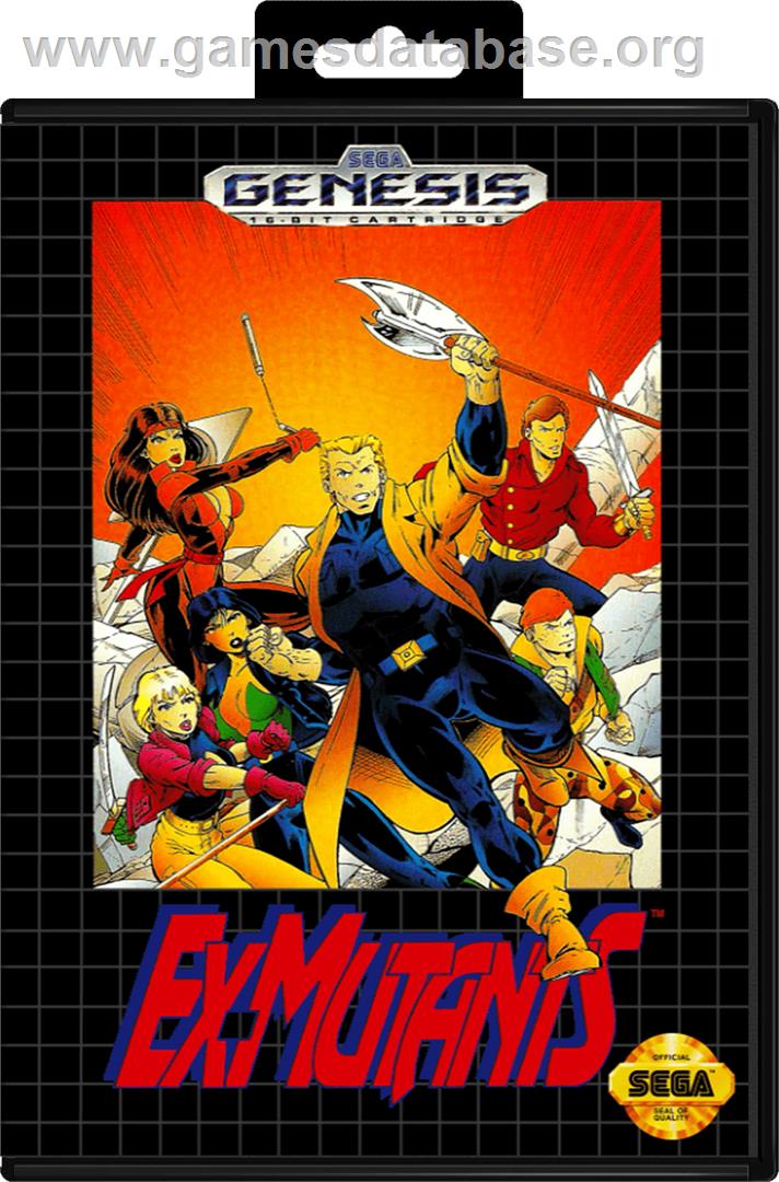 Ex-Mutants - Sega Genesis - Artwork - Box