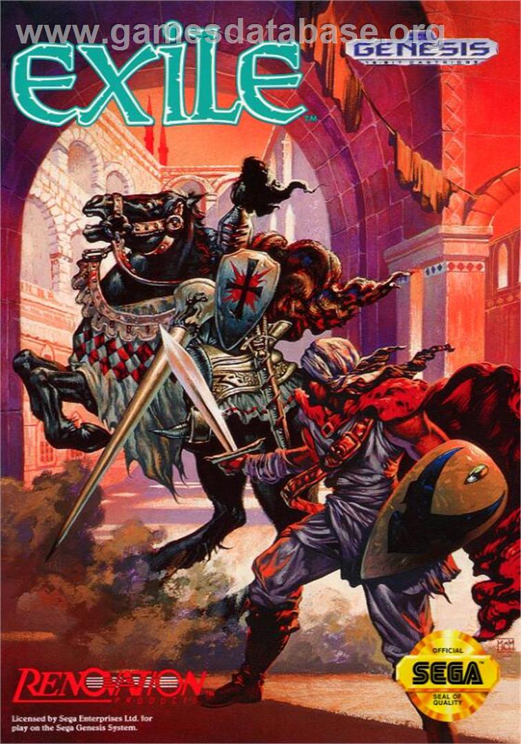 Exile - Sega Genesis - Artwork - Box