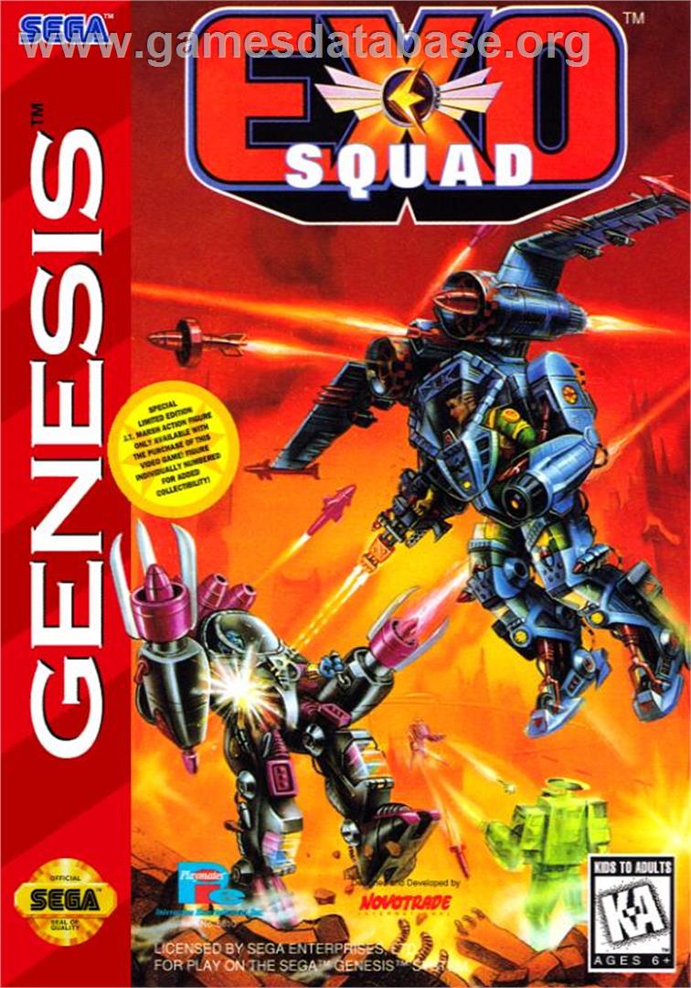 Exo Squad - Sega Genesis - Artwork - Box