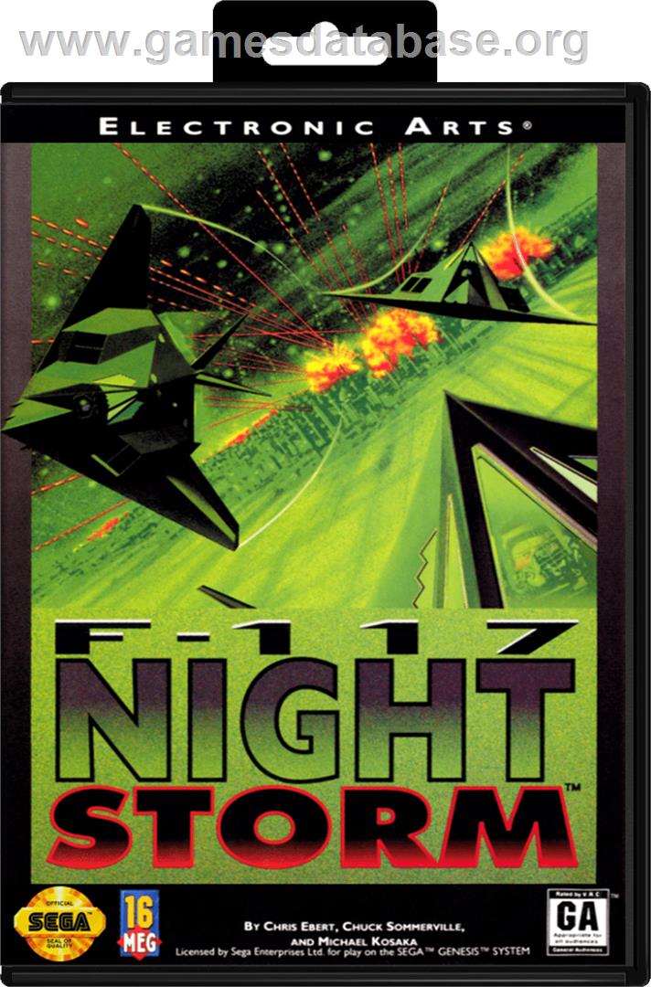 F-117 Night Storm - Sega Genesis - Artwork - Box