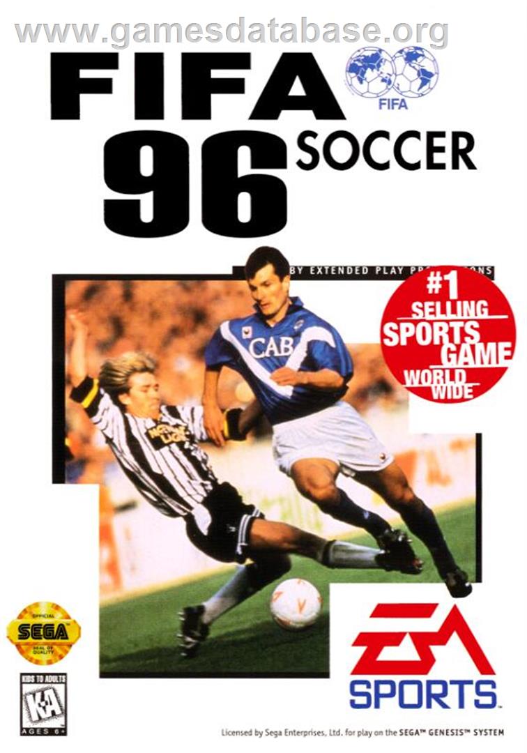 FIFA Soccer 96 - Sega Genesis - Artwork - Box