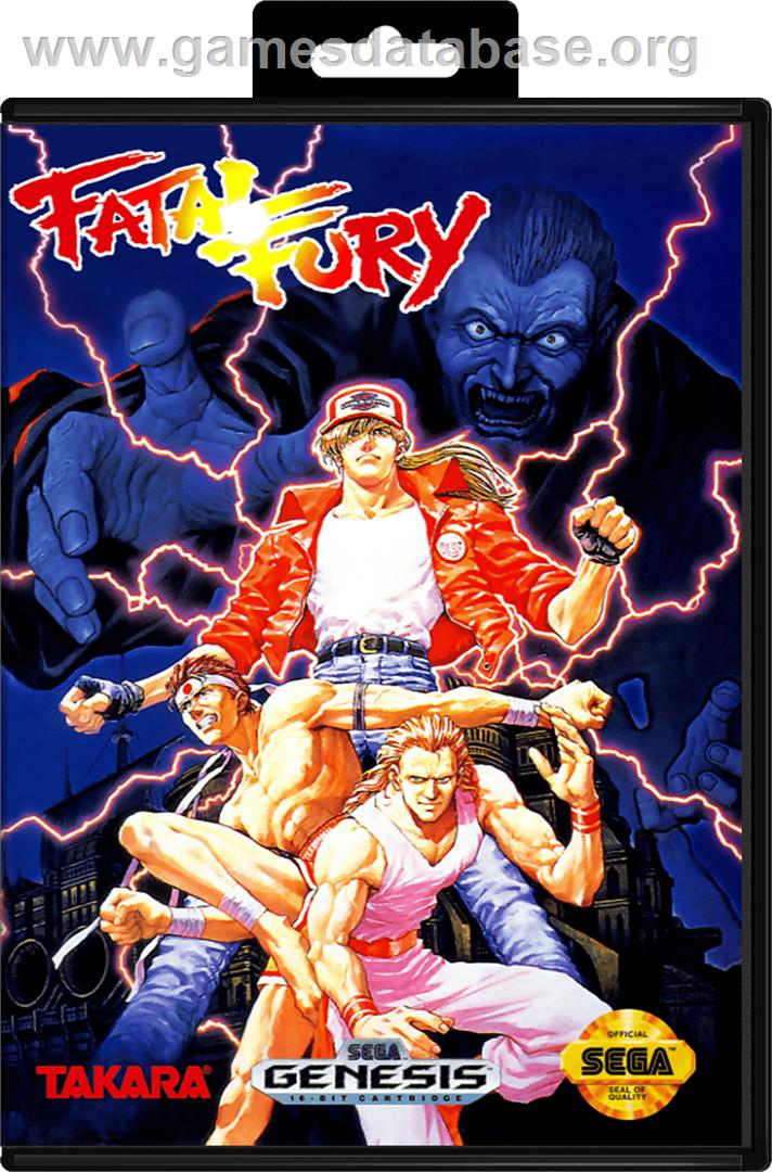 Fatal Fury - King of Fighters / Garou Densetsu - shukumei no tatakai - Sega Genesis - Artwork - Box