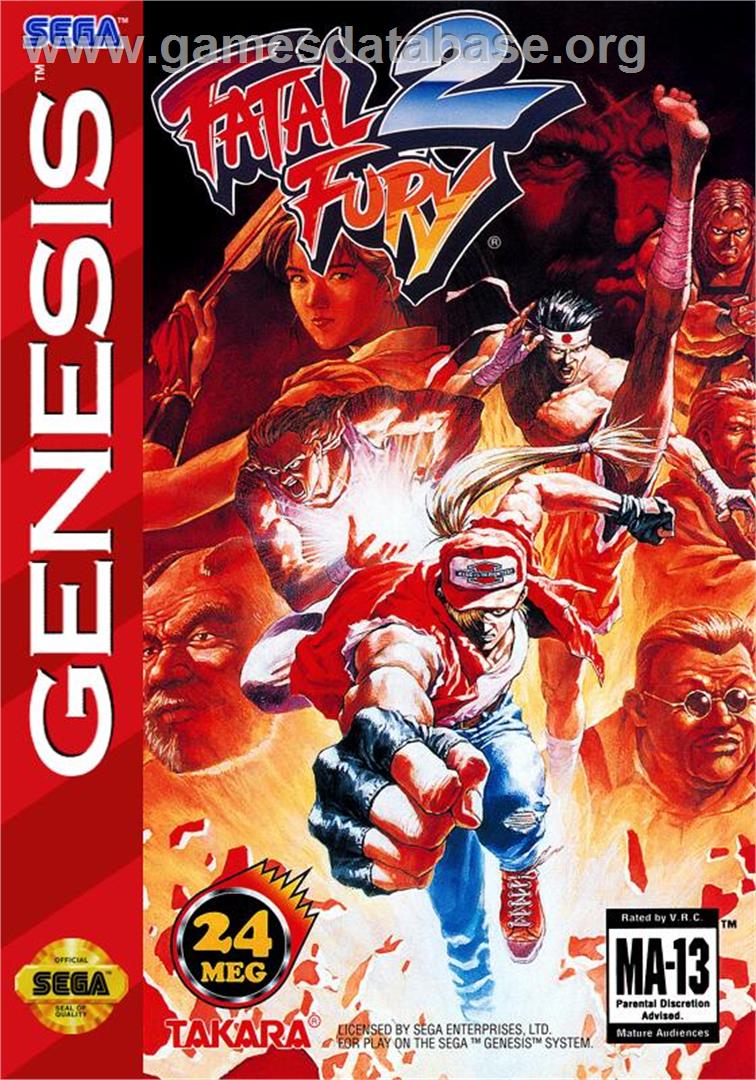 Fatal Fury 2 - Sega Genesis - Artwork - Box