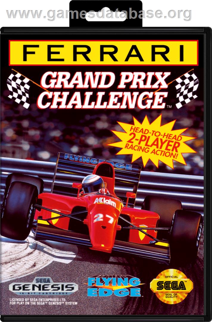 Ferrari Grand Prix Challenge - Sega Genesis - Artwork - Box