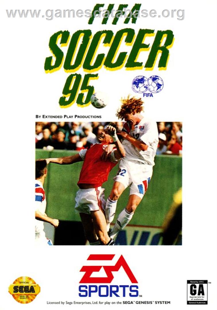 Fifa Soccer 95 - Sega Genesis - Artwork - Box