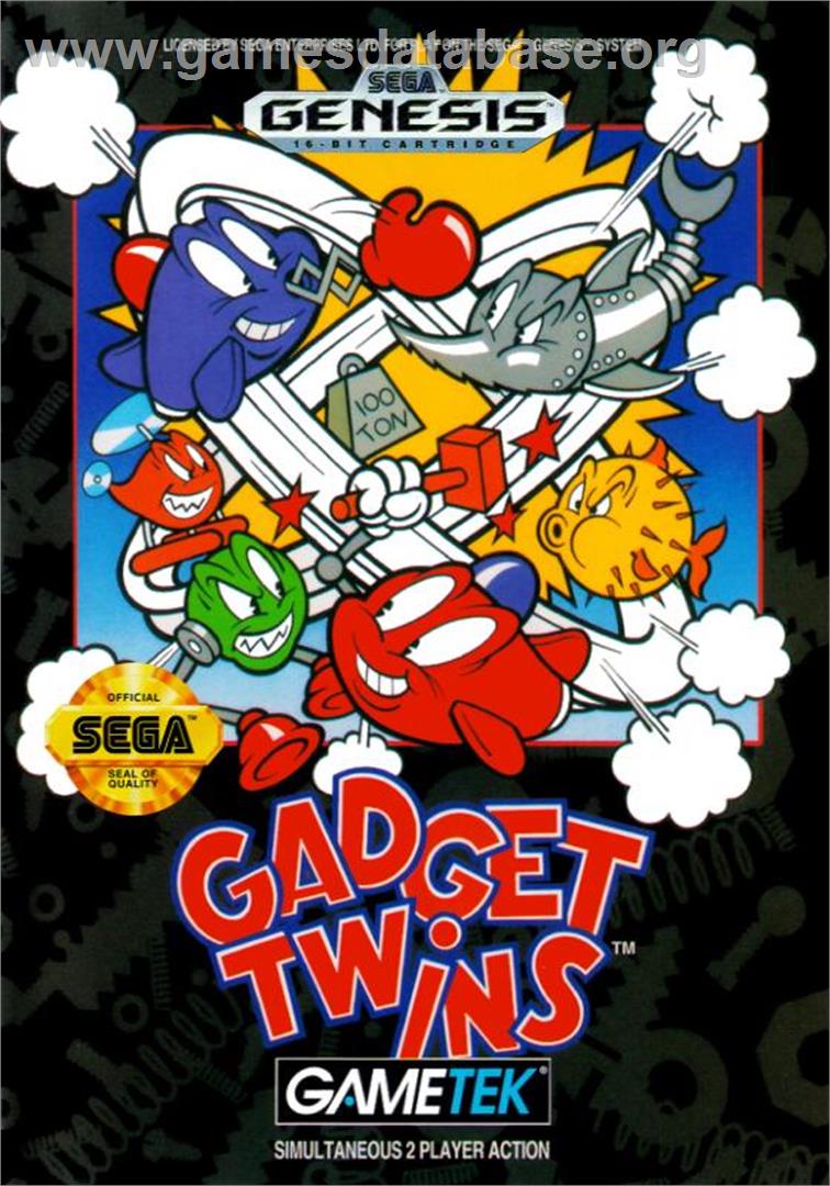 Gadget Twins, The - Sega Genesis - Artwork - Box