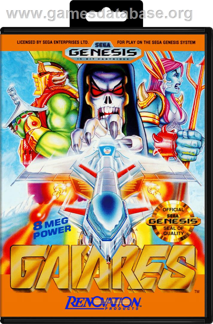 Gaiares - Sega Genesis - Artwork - Box