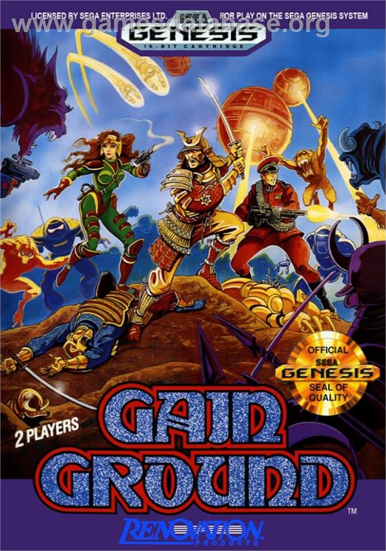 Gain Ground - Sega Genesis - Artwork - Box