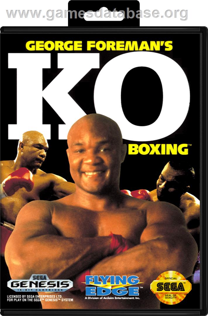 George Foreman's KO Boxing - Sega Genesis - Artwork - Box