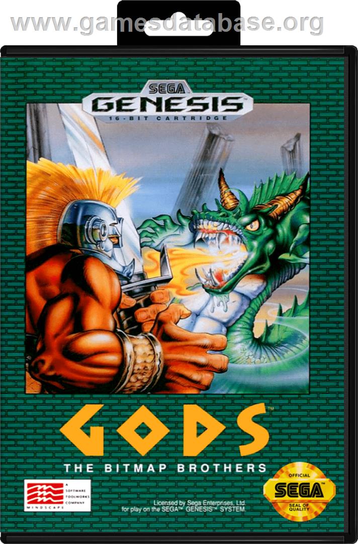Gods - Sega Genesis - Artwork - Box
