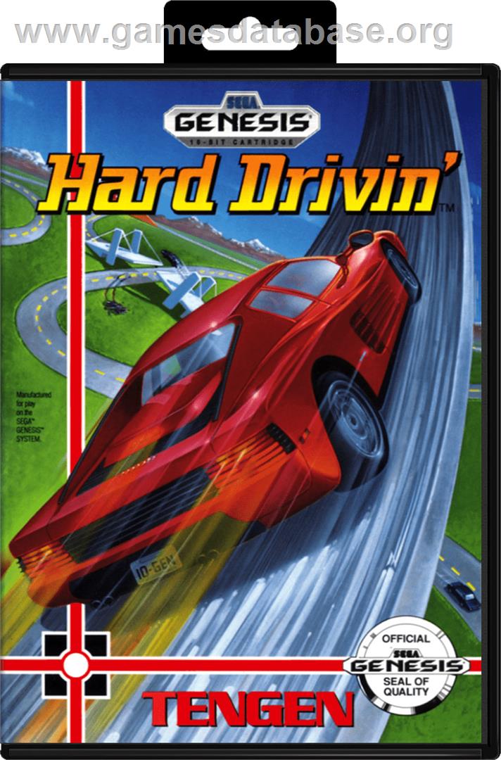 Hard Drivin' - Sega Genesis - Artwork - Box