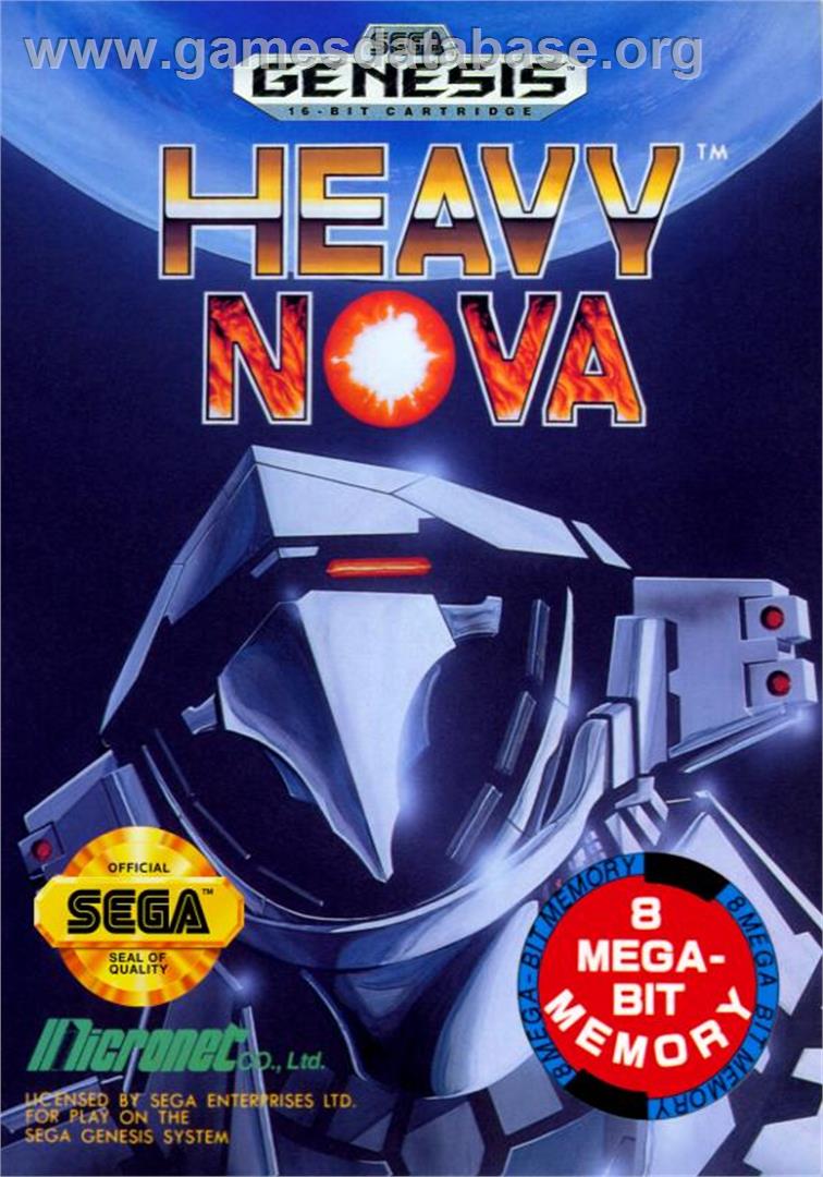 Heavy Nova - Sega Genesis - Artwork - Box