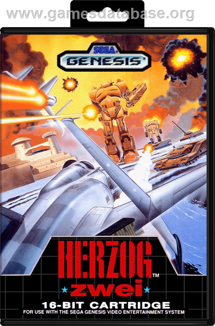 Herzog Zwei - Sega Genesis - Artwork - Box
