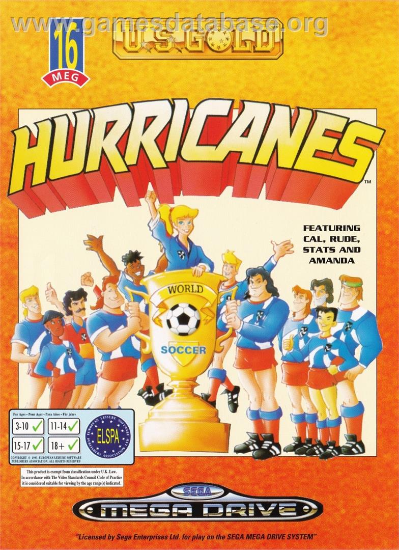 Hurricanes - Sega Genesis - Artwork - Box