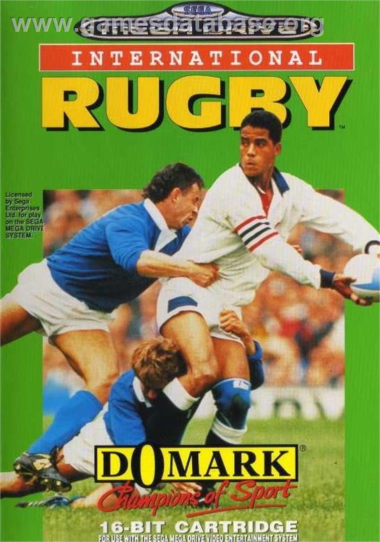 International Rugby - Sega Genesis - Artwork - Box