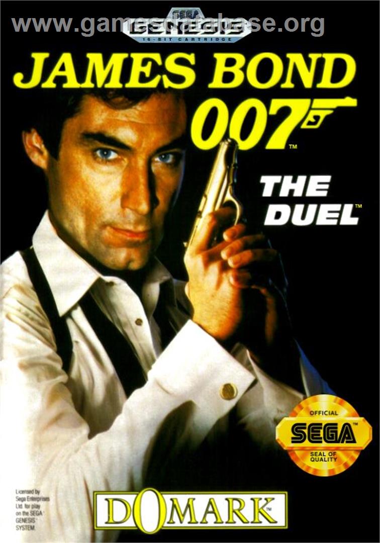 James Bond 007 - The Duel - Sega Genesis - Artwork - Box