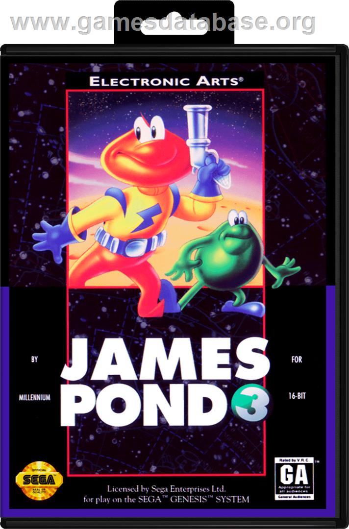 James Pond 3: Operation Starfish - Sega Genesis - Artwork - Box