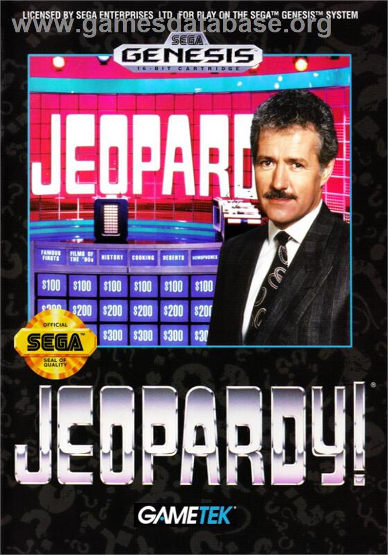 Jeopardy! - Sega Genesis - Artwork - Box