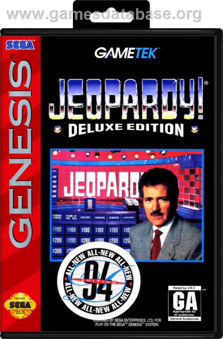 Jeopardy - Sega Genesis - Artwork - Box
