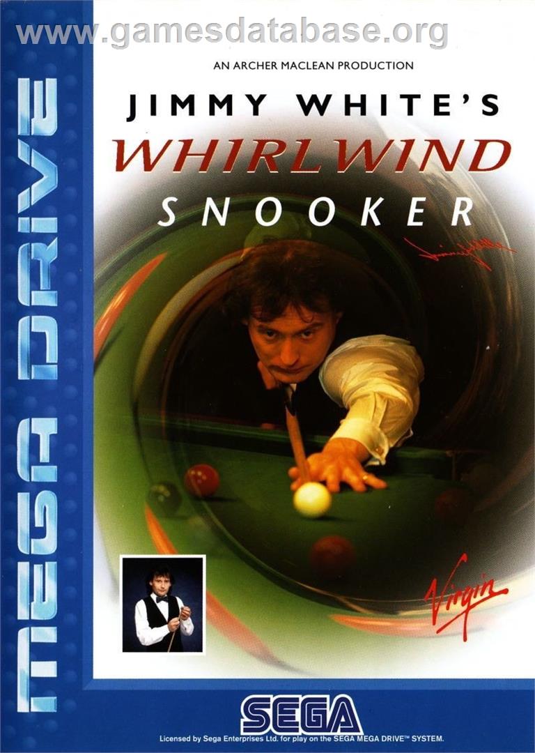 Jimmy White's Whirlwind Snooker - Sega Genesis - Artwork - Box