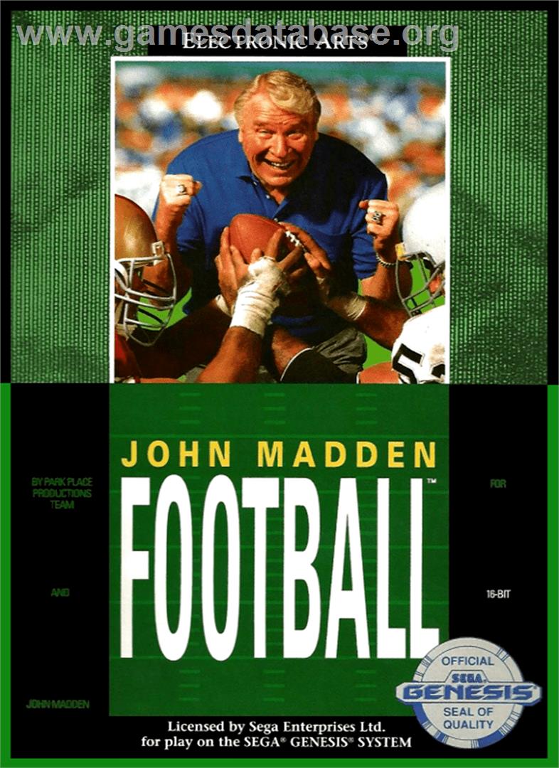 John Madden Football - Sega Genesis - Artwork - Box