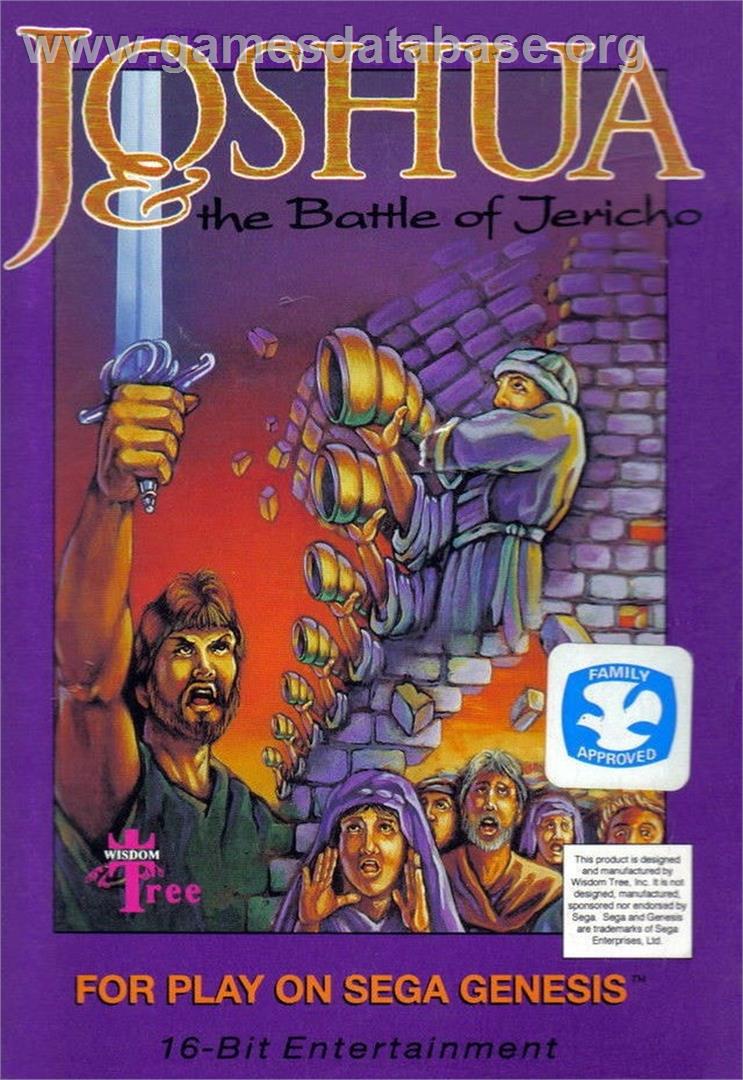Joshua & the Battle of Jericho - Sega Genesis - Artwork - Box