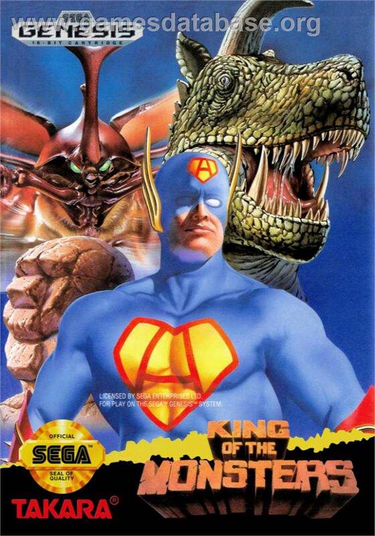 King Of The Monsters - Sega Genesis - Artwork - Box