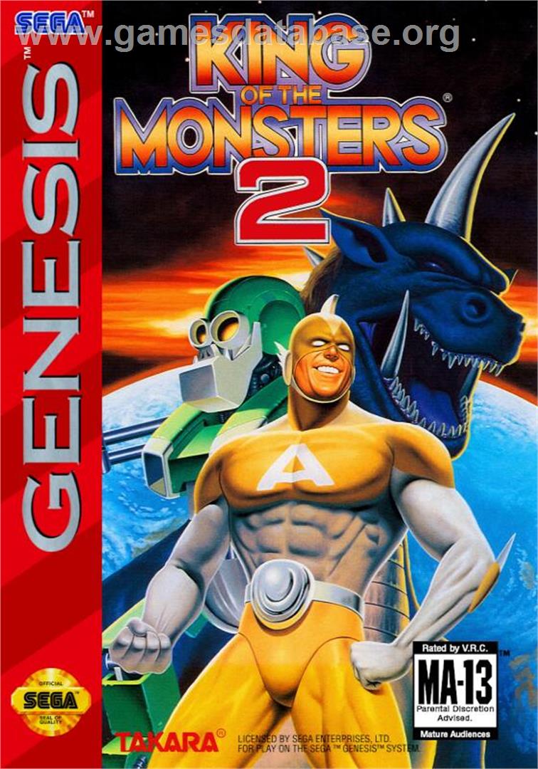 King Of The Monsters 2 - Sega Genesis - Artwork - Box