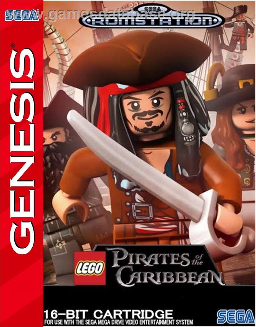 Lego Pirates Of The Caribbean - Sega Genesis - Artwork - Box