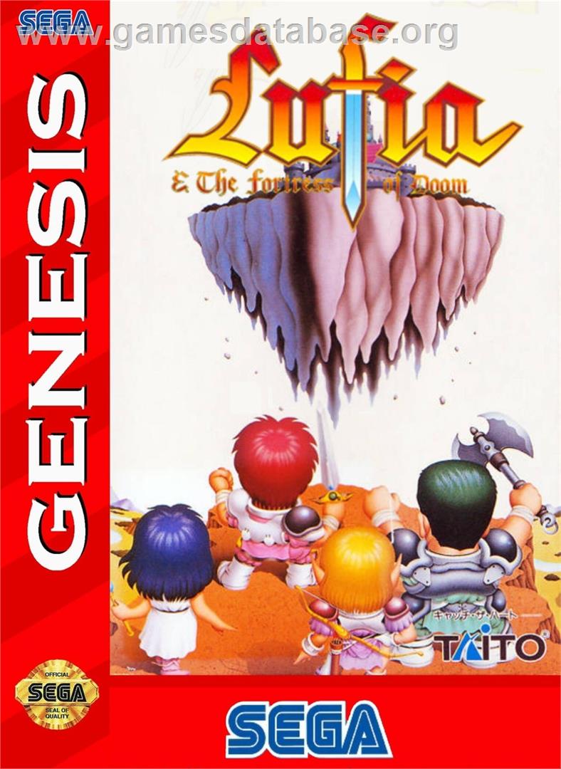 Lufia And The Fortress Of Doom - Sega Genesis - Artwork - Box