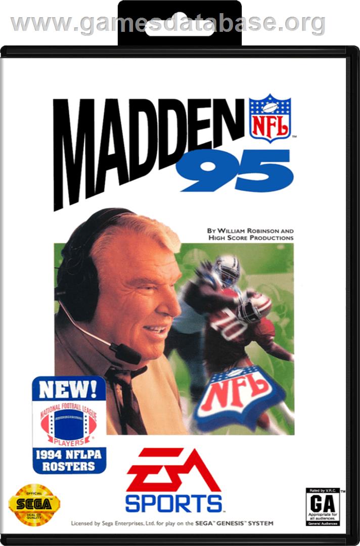 Madden NFL '95 - Sega Genesis - Artwork - Box