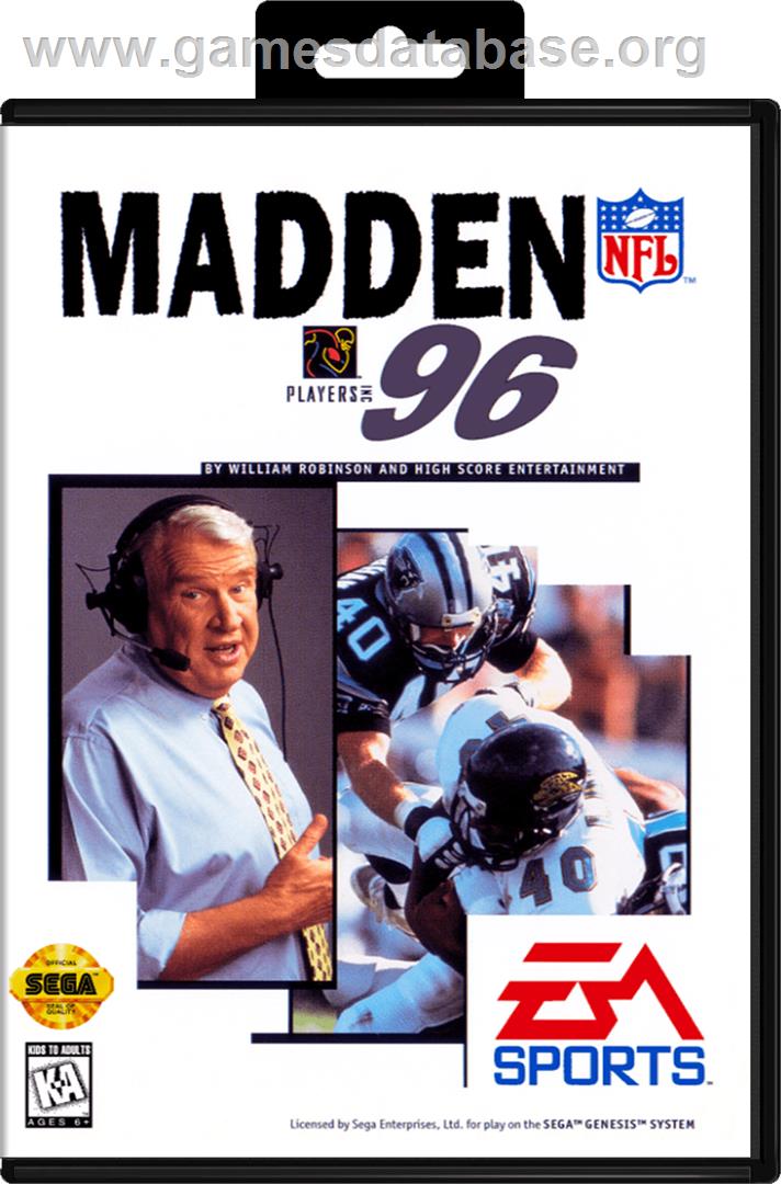 Madden NFL '96 - Sega Genesis - Artwork - Box