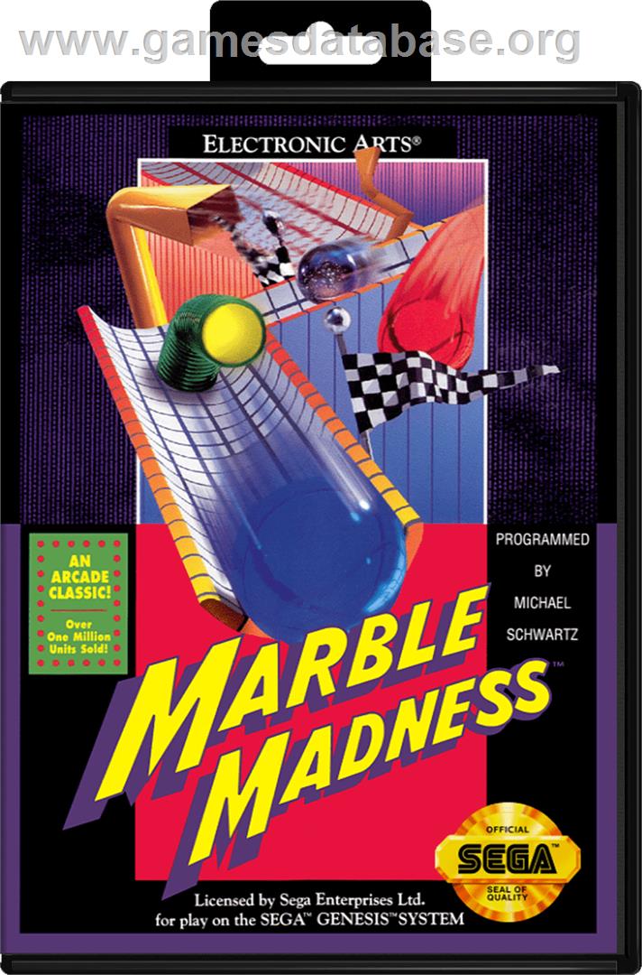 Marble Madness - Sega Genesis - Artwork - Box