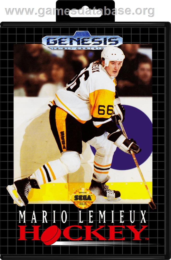 Mario Lemieux Hockey - Sega Genesis - Artwork - Box