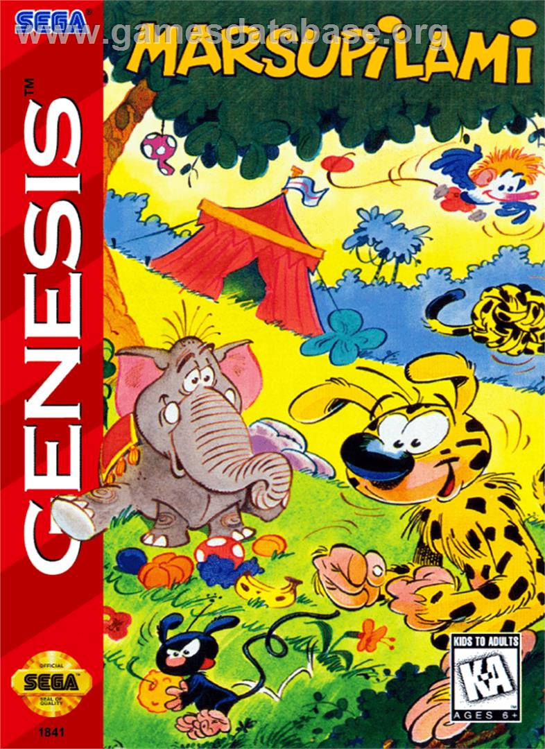 Marsupilami - Sega Genesis - Artwork - Box