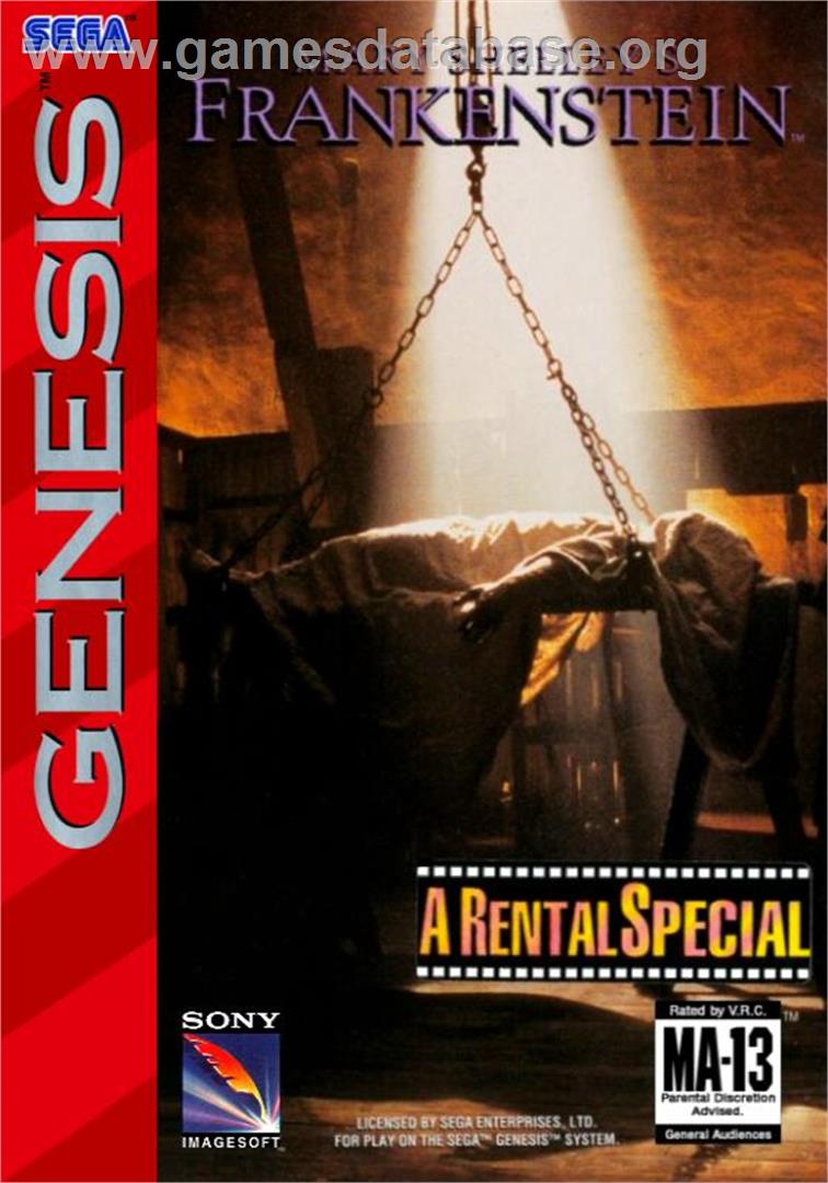 Mary Shelley's Frankenstein - Sega Genesis - Artwork - Box