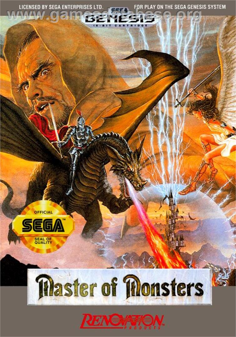 Master Of Monsters - Sega Genesis - Artwork - Box